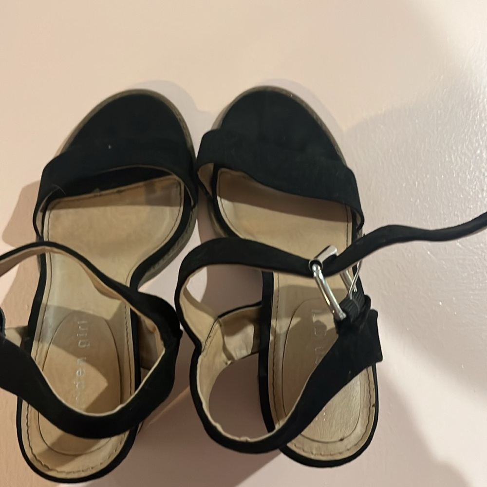 Women’s black sandal heels - Picture 2 of 5